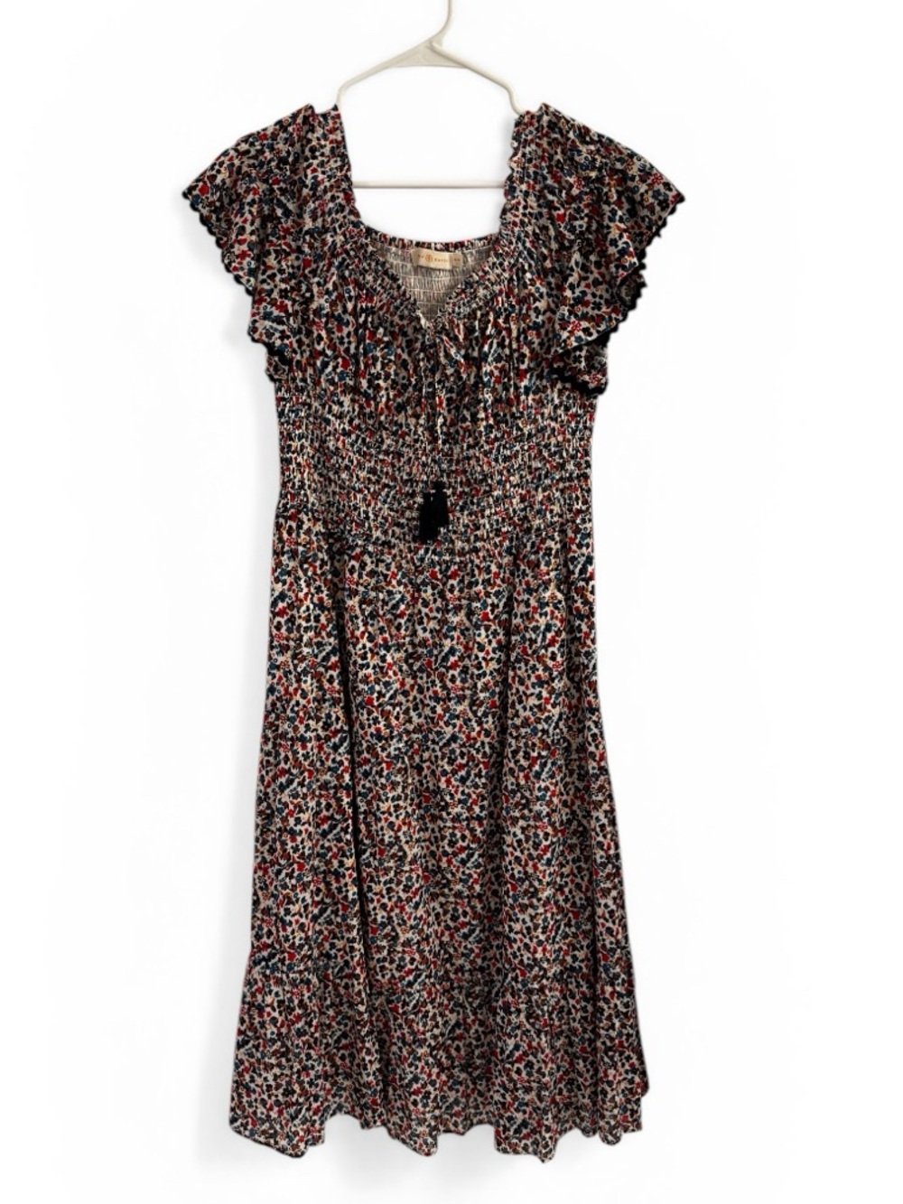 Tory Burch Multicolor Floral Dress, Size Medium